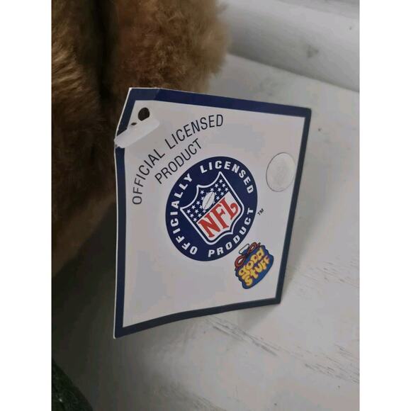 Vintage Rare New York Jets NFL Good Stuff 90s Football Plush Bear Figure 15" - Picture 7 of 11